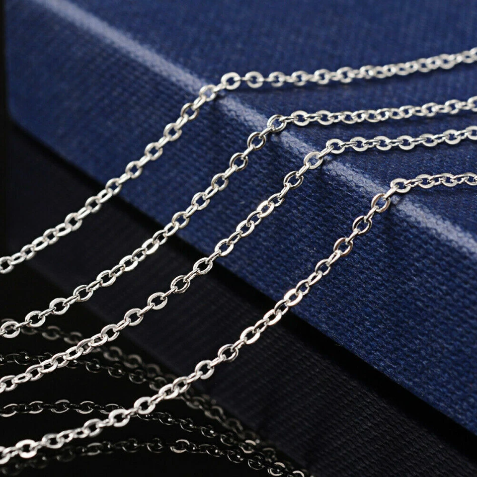 大号黑色蝙蝠万圣节吊坠 20 英寸 925 纯银项链男式女式 — 第 3/4 张图片