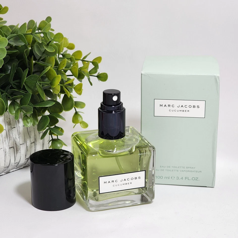 Marc Jacobs 黄瓜淡香水喷雾 3.4 液量盎司/100 毫升 ~ 全新无标签 — 第 4/4 张图片