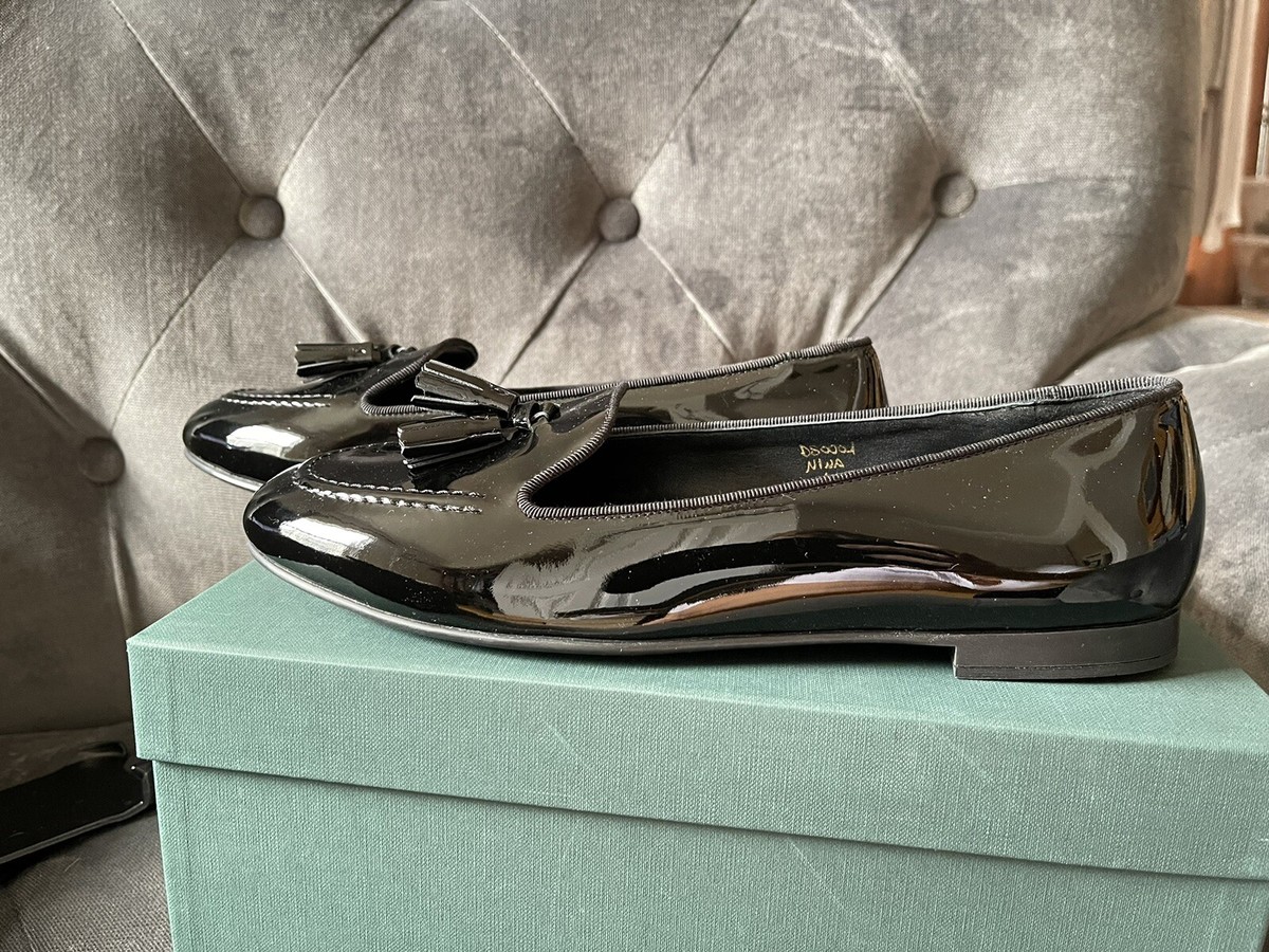 CHURCH\'S Black Loafers w Thin Buckle Size 11 CHURCH main image 3