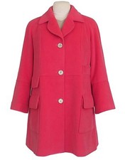 Christian Lacroix Bazar Vintage Coat Hot Pink Size 40 Us 10