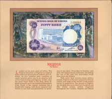 Most Treasured Banknotes Nigeria 1973 50 Kobo UNC P-14f G/77 204844