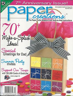 Paper Creations Magazine Fathe's Day Summer Party Invites Happy Birthday Cards .
