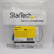 StarTech ICUSB232V2 1 Port USB to RS232 DB9 Serial Adapter Cable - M/M