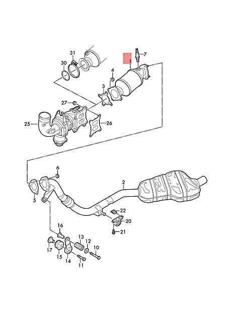 Genuine AUDI AudiQ5L Q5 871 FYB Catalytic Converter 80A254252J | eBay