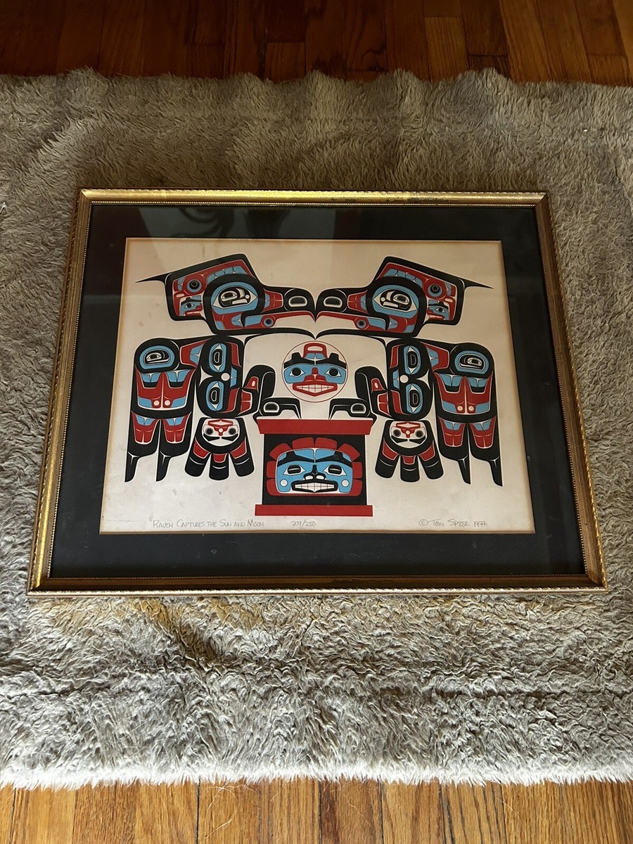Tom Speer 1977 Pacific Northwest Serigraph Wall Art Framed 209/250