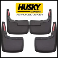 Husky Mud Guards Mud Flaps Front & Rear Set No Drilling 2021-25 Ford F150 58526