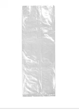 10x8x24" Clear HEAVY DUTY 1ml Poly Gusset Bags 500 Count, LK Packaging, New Box