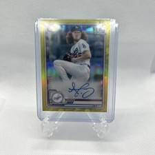 2020 Topps- Dustin May CRA DM Certified Auto Gold Refractor 28/75 Mint!