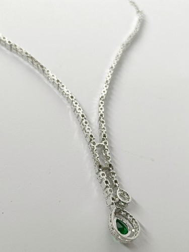 Handcrafted 925 pure Sterling Silver stylish Necklace for women Party/occasional - Picture 7 of 7