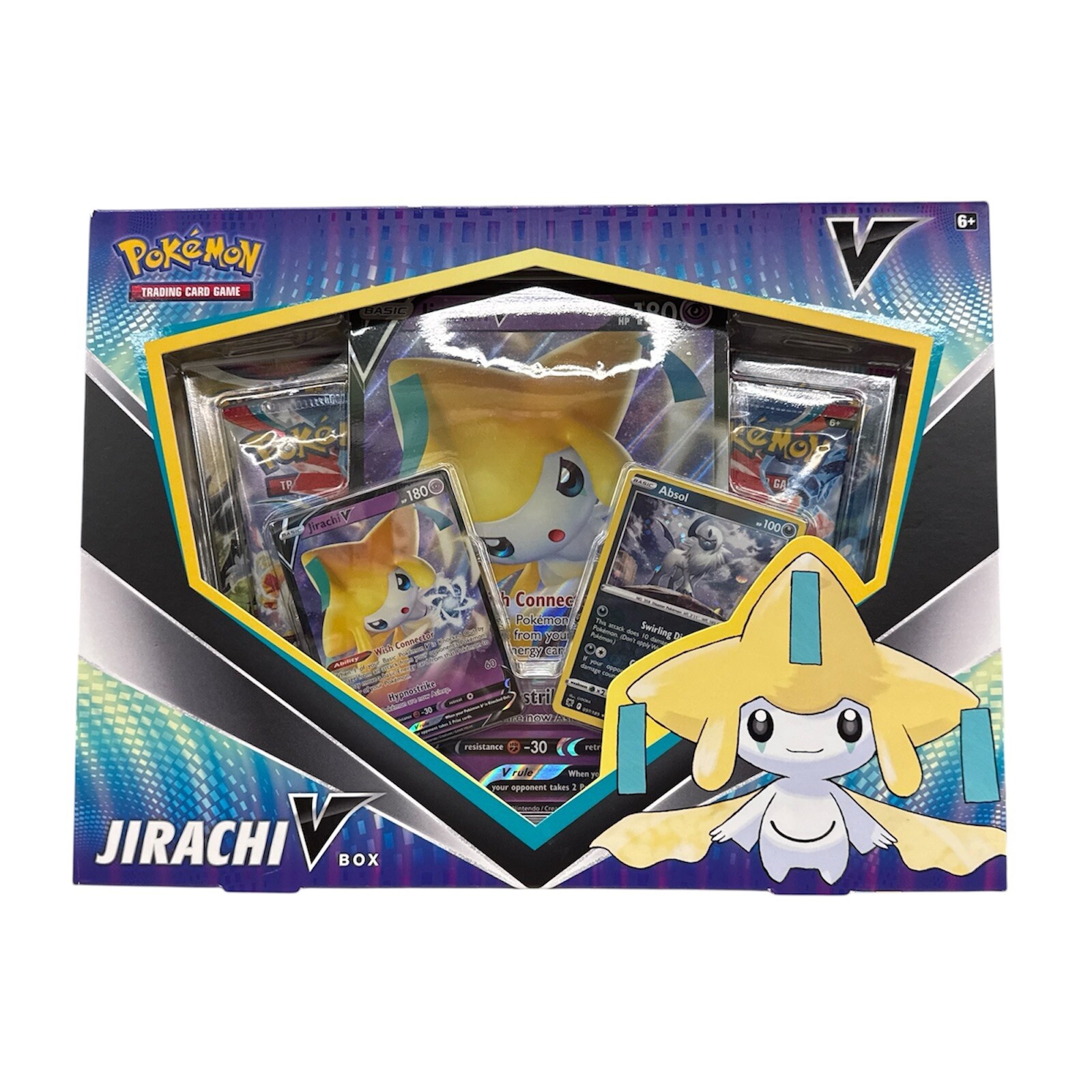 Brand New Pokémon JIRACHI V BOX, Oversized, Foil Cards & Booster Packs