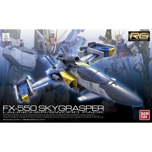 RG #006 FX-550 Skygrasper Launcher/Sword Pack 1/144 Model Kit Bandai Hobby