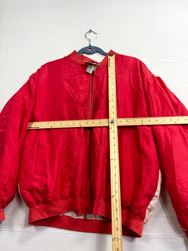 Vintage Betty Boop by American Comix Bomberjacke Herren M rot Satin bestickt - Bild 5 von 11