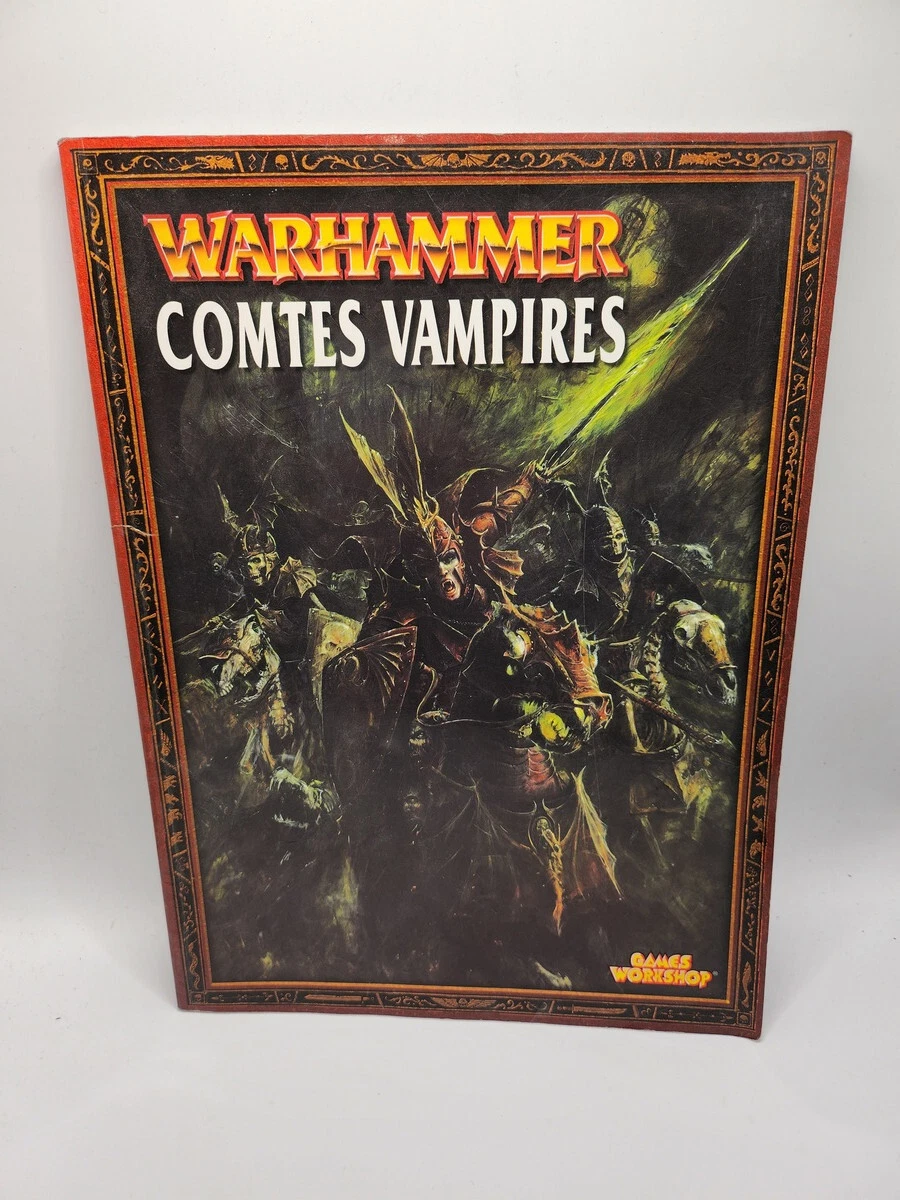Livre D'armée Warhammer Comtes Vampires V7 (2008) – Neuf, Français