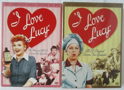 I LOVE LUCY COMPLETE FIRST & SECOND SEASONS DVD BOX SETS - NEW & USED