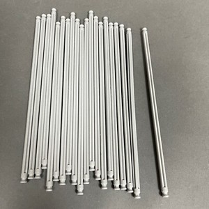 K'nex Screaming Serpent Gray 7 1/2" Rods Replacements Add-on Parts Lot of 20