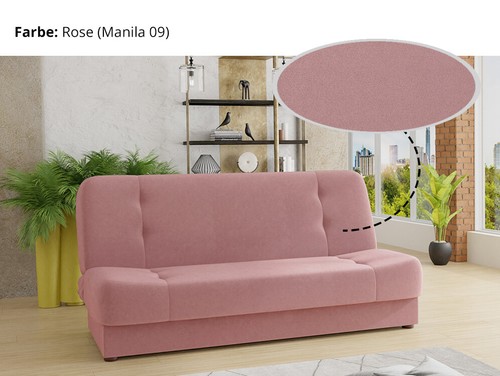 Schlafcouch SENA mit Schlaffunktion - Bettsofa mit Bettkasten, Schlafsofa, Sofa - Bild 12 von 15