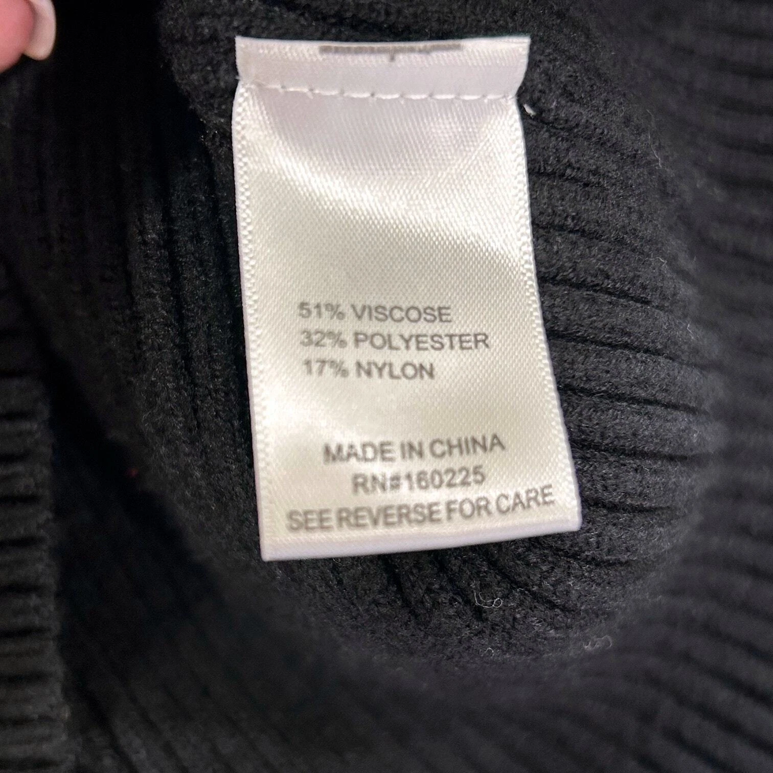 OFF WHITE Abito maglione midi Stitchdrop nero bianco sporco righe finto collo maglia a costine SM