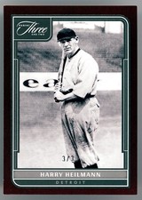 2022 Panini Three and Two Harry Heilmann #17 3/3