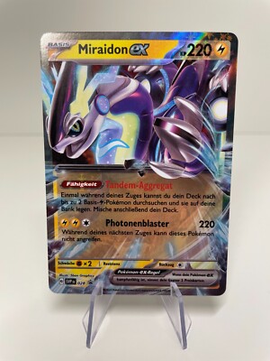 Pokémon Miraidon ex SVP028 Deutsch Black Star Promo Karte TCG