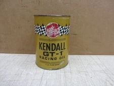 VTG FULL 1 QUART KENDALL GT1 RACING MOTOR OIL SAE 30 CARDBOARD CAN