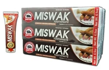 Miswak Toothpaste New 5 in 1 Formula 6 Pack Oral Care 100% Vegetable Base
