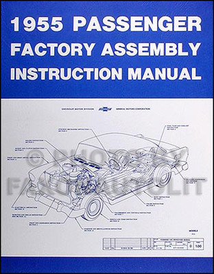#ad 1955 Chevy Bel Air and Nomad Assembly Manual 55 Chevrolet Factory $32.00