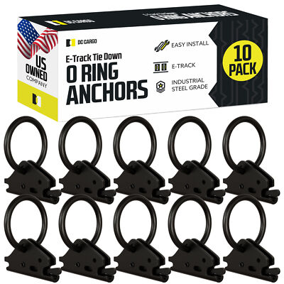 DC Cargo E-Track O-Ring, Standard Duty, 10-pack