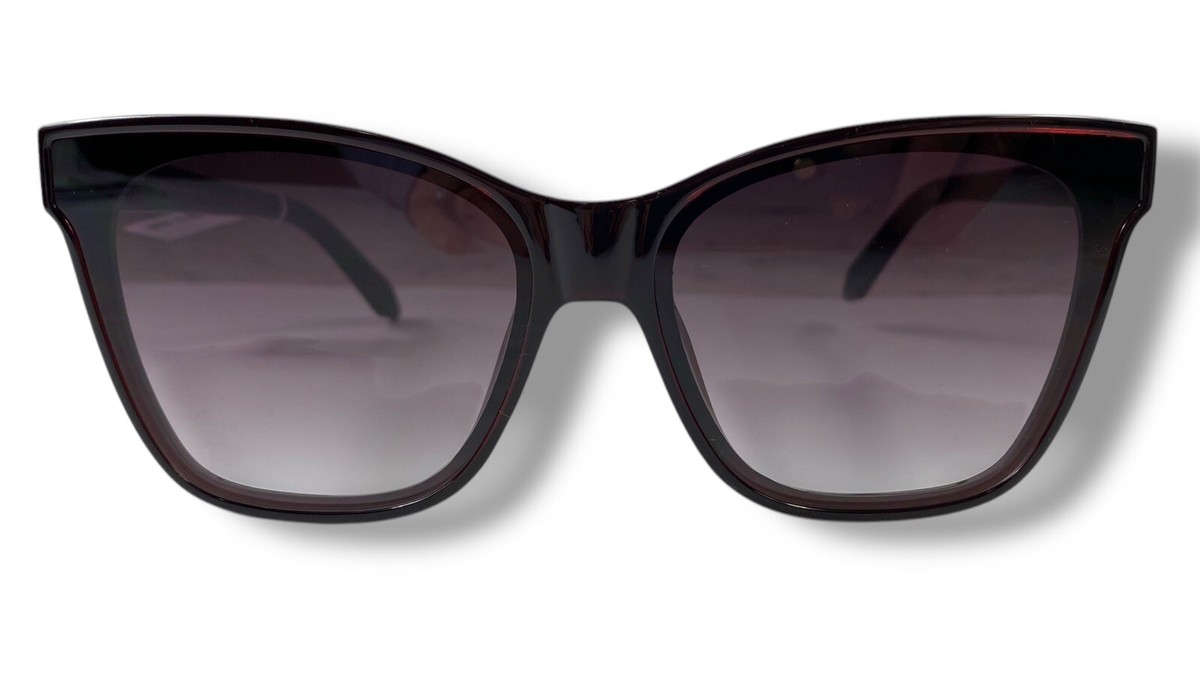 Quay Sunglasses After Party Oversize Square Dark Brown 