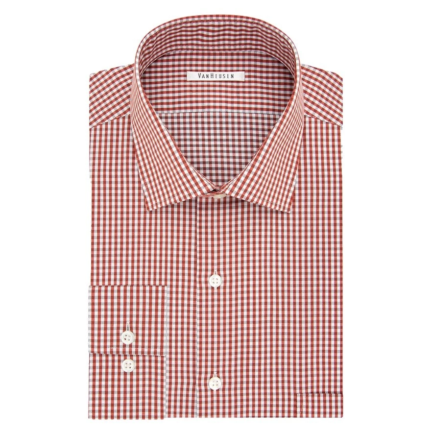 Van Heusen Cotton Blend Regular Big & Tall Dress Shirts for Men