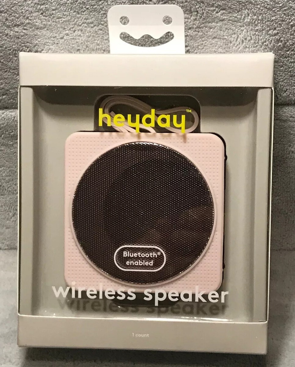 Pink Heyday Speaker Waterproof Heyday Small Portable Bluetooth