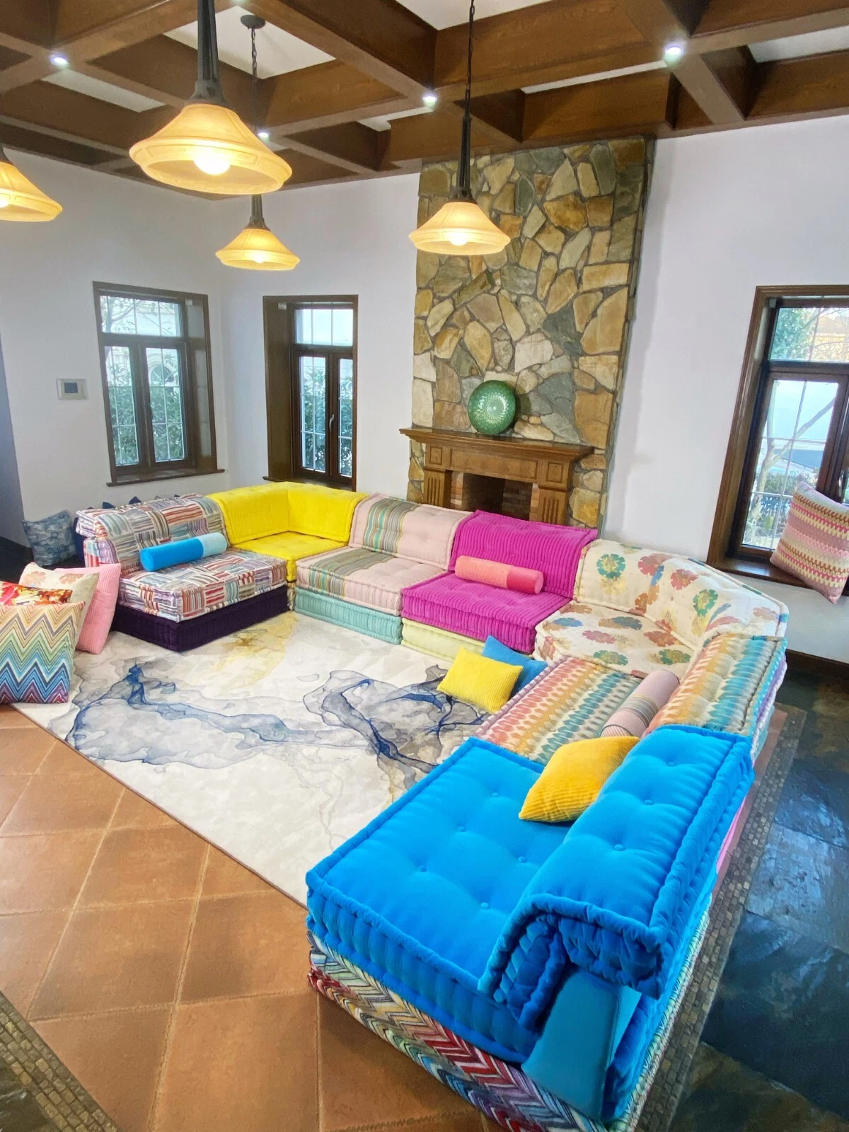 Custom Mah Jong sofa Sofas Couch modular Sectional Element - Whole Set As Shown
Opens in a new windo