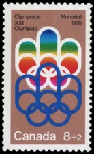 🍁Canada  #B1   "Semi Postal - Olympic Symbols"   Brand New  1974  Original Gum