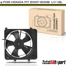 New Engine Radiator Cooling Fan Assembly w/ shroud for Honda Fit 2007-2008	1.5L