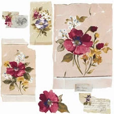 Poppies DogWood Flowers 16 Romantic Love Letter Poems Wallies Wall Murals Decals