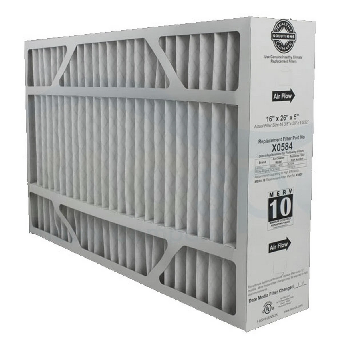 Lennox electronic outlet air filter replacement