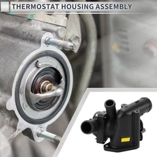 Engine Coolant Thermostat Housing Assembly Fit for Volkswagen Touareg 3.2L 04-07