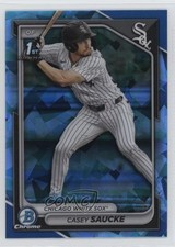 2024 Bowman Chrome Draft Sapphire Edition Casey Saucke II #BDC-33 0bg8