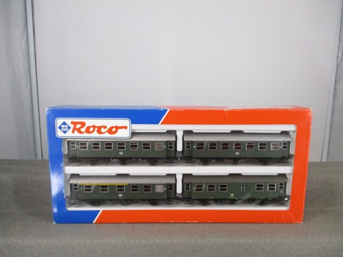 Roco Spur H0 44047 Personenwagen Set 1./2. Klasse der DB 4-teilig in OVP | Condition: Gebraucht