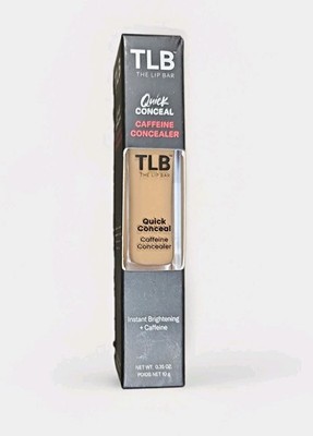 TLB The Lip Bar Quick Conceal Caffeine Concealer Honey 2:00 0.35 oz Vegan