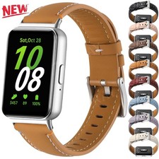 Leather Strap For Samsung Galaxy Fit 3 SM-R390 Replacement Watch Band Bracelet