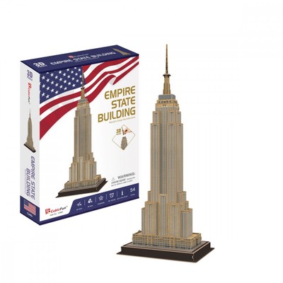 6944588202460 Puzzle 3D Empire State Building 54 pcs Cubic Fun