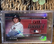 2022 Bowman Draft JR Ritchie Draft Night Insert Autograph /99 RARE INSERT