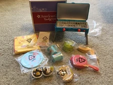 American Girl Doll Truly Me Camp Treats Set Stove Food and Camping Accessories 