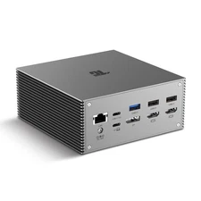 Tiergrade USB-C 4K@30Hz Triple Display Docking Station w/ Charging Support  (...