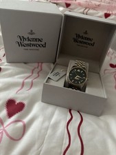 Vivienne Westwood Time Machine Women's Watch Green Dial, Gold Tone