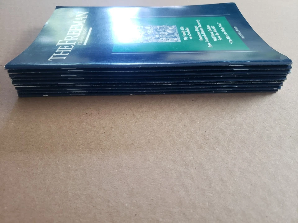 The Freeman: Ideas on Liberty - December 1989 - August 1990 - 9 Issue PB LOT - Image 4 of 4