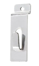 Chrome Notch Hook for Slatwall - Pack of 25