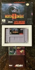 👊🏼 SNES Mortal Kombat II 2 w/ Box & Poster - MK2 - No Manual - WORKS!