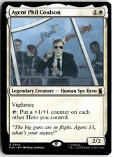 AGENT PHIL COULSON 4 RARE MARVEL SUPER HEROES MAGIC: THE GATHERING NEAR MINT