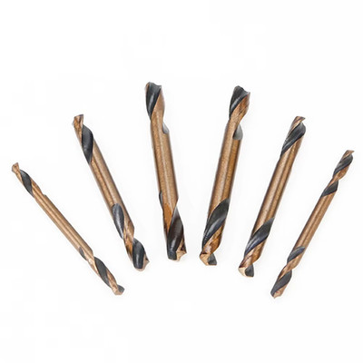 Doppelendbohrer Set - Metall Mauerwerk Holz HSS Stahl Fliese Glas - 3mm-6mm